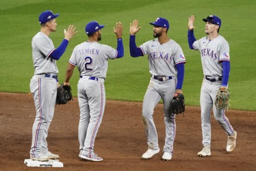 11764459 - MLB Playoffs - Texas Rangers at Baltimore OriolesSearch