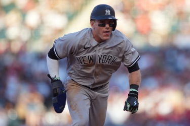 ANAHEIM, CA - JULY 18: New York Yankees pitcher Domingo German (0